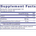 Pure Encapsulations Liposomal Glutathione Liquid 1.7 oz (50 ml)