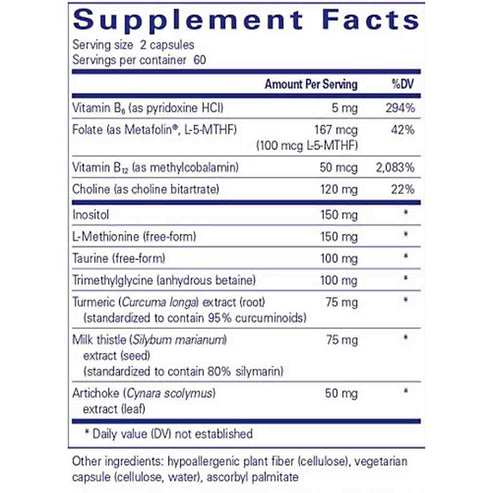 Pure Encapsulations Lipotropic Detox 120c