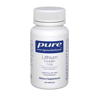 Pure Encapsulations Lithium Orotate 1 mg 90caps