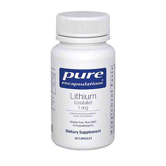 Pure Encapsulations Lithium Orotate 1 mg 90caps