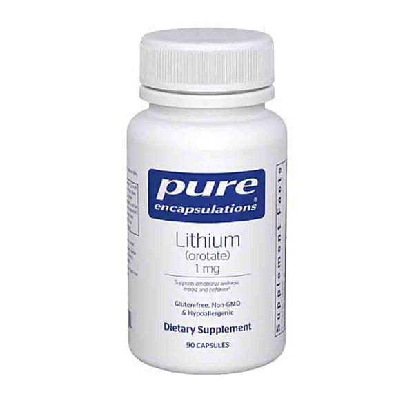 Pure Encapsulations Lithium Orotate 1 mg 90caps