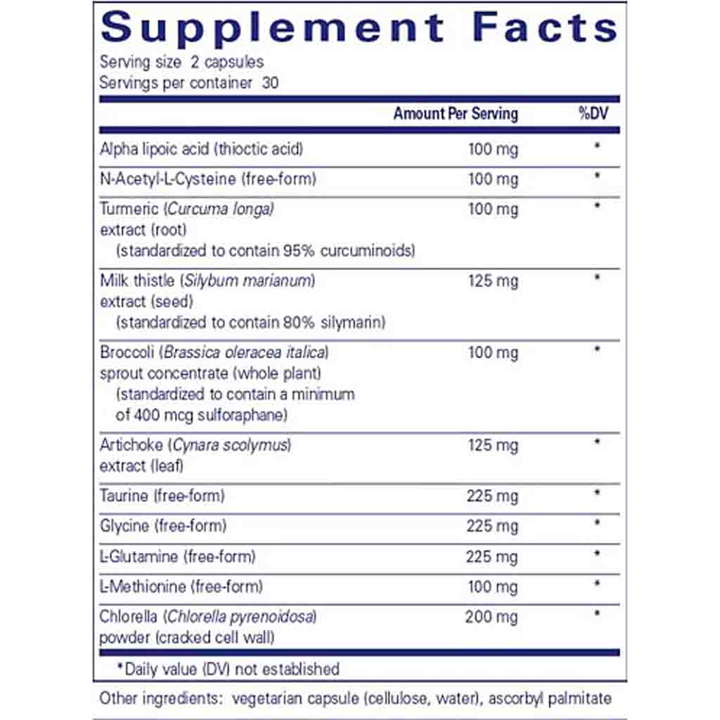 Pure Encapsulations Liver GI Detox 60c
