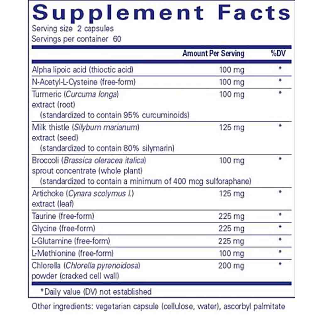 Pure Encapsulations Liver GI Detox 120c