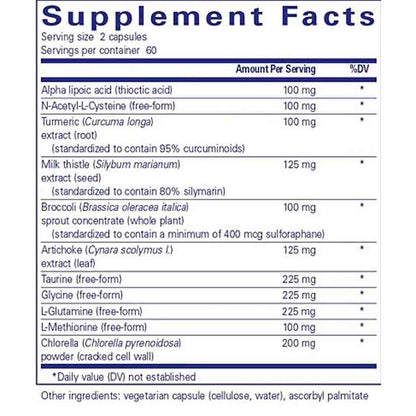 Pure Encapsulations Liver GI Detox 120c