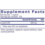 Pure Encapsulations L-Lysine 270c