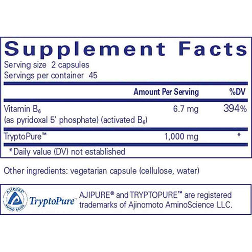 Pure Encapsulations l-Tryptophan 90c