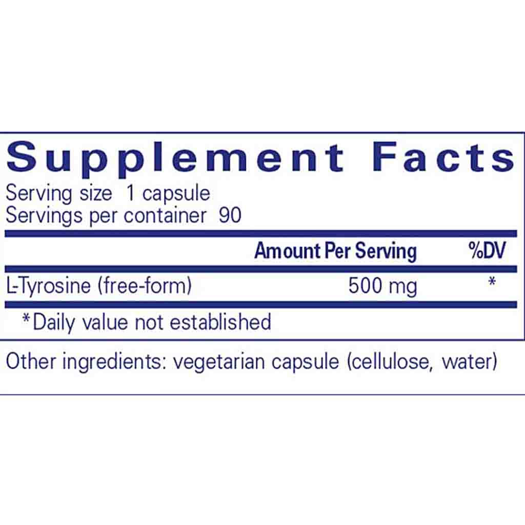 Pure Encapsulations l-Tyrosine 90c