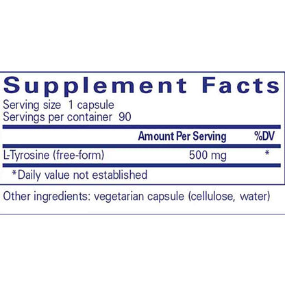 Pure Encapsulations l-Tyrosine 90c