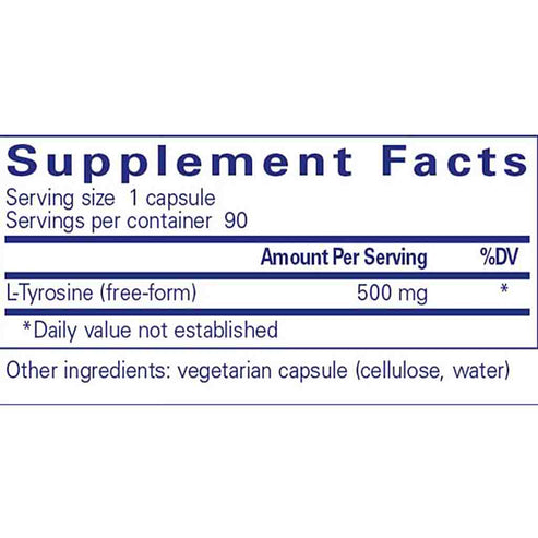 Pure Encapsulations l-Tyrosine 90c