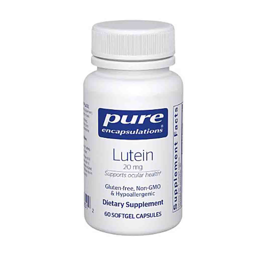Pure Encapsulations Lutein 20mg 60sg