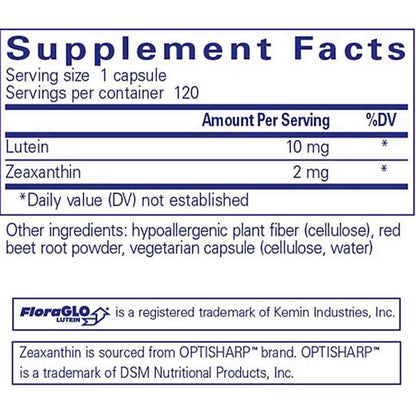 Pure Encapsulations Lutein-Zeaxanthin 120c