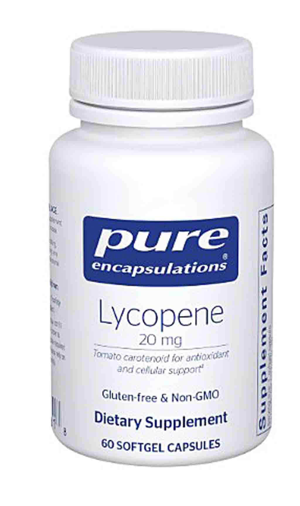 Pure Encapsulations Lycopene 20mg 60c