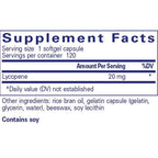 Pure Encapsulations Lycopene 20mg 120c