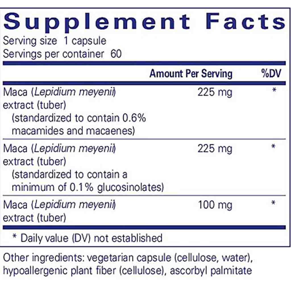 Pure Encapsulations Maca-3 60c