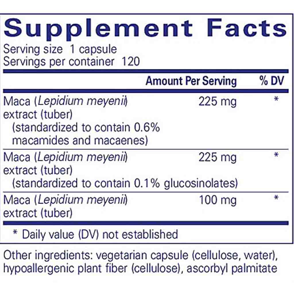 Pure Encapsulations Maca-3 120c