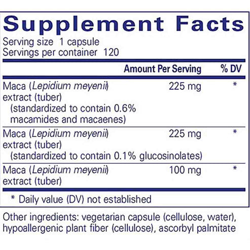 Pure Encapsulations Maca-3 120c