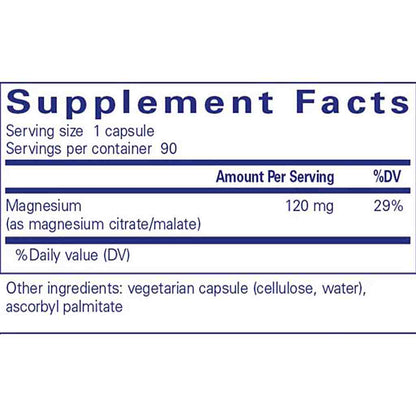 Pure Encapsulations Magnesium (citrate/malate) 90c
