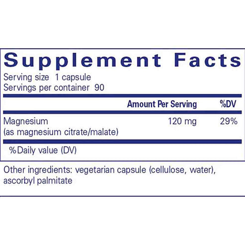 Pure Encapsulations Magnesium (citrate/malate) 90c