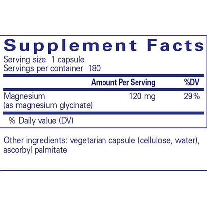 Pure Encapsulations Magnesium (glycinate) 180c