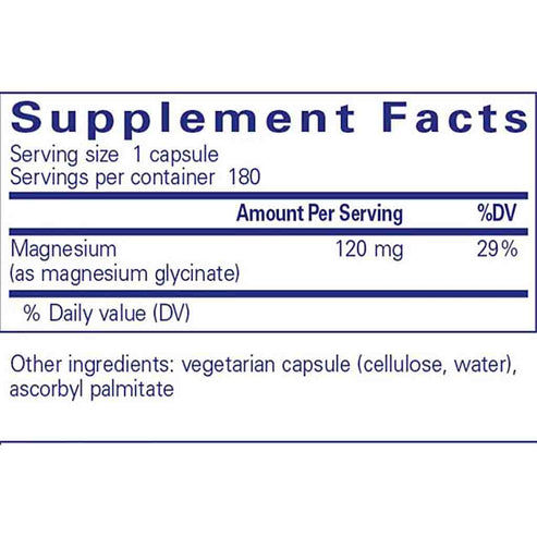 Pure Encapsulations Magnesium (glycinate) 180c