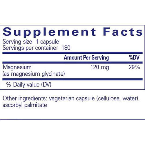 Pure Encapsulations Magnesium (glycinate) 180c