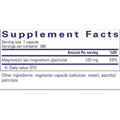 Pure Encapsulations Magnesium (glycinate) 360c