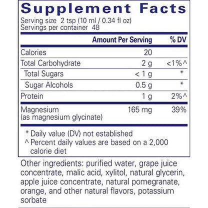 Pure Encapsulations Magnesium glycinate liquid 480 ml