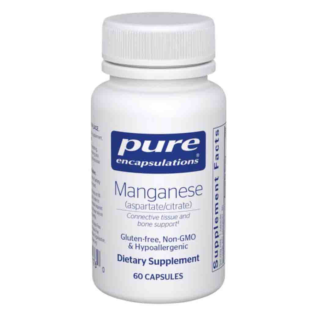 Pure Encapsulations Manganese (aspartate/citrate) 60c