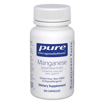 Pure Encapsulations Manganese (aspartate/citrate) 60c