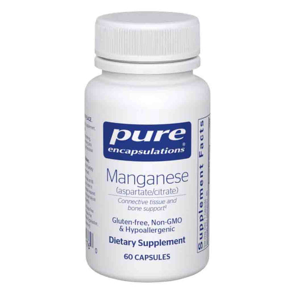 Pure Encapsulations Manganese (aspartate/citrate) 60c