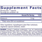 Pure Encapsulations Melatonin 3mg 60c
