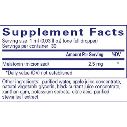 Pure Encapsulations Melatonin Liquid 30 ml