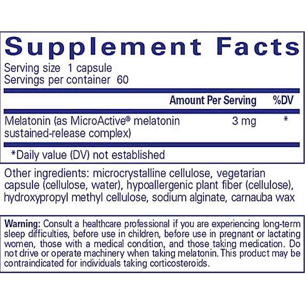 Pure Encapsulations Melatonin-SR 60c