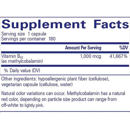 Pure Encapsulations Methylcobalamin 180c