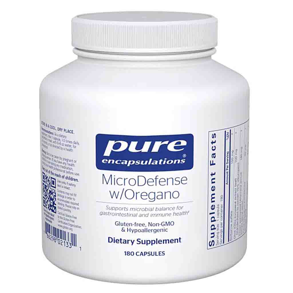 Pure Encapsulations MicroDefense w/Oregano 180c