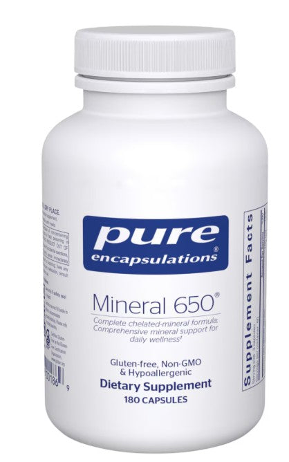 Pure Encapsulations Mineral 650 180c