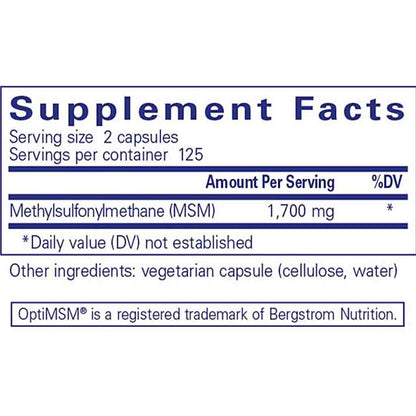 Pure Encapsulations MSM 250c