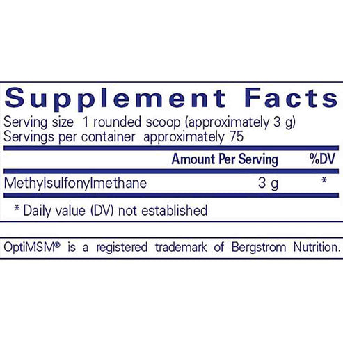 Pure Encapsulations MSM Powder 227 g