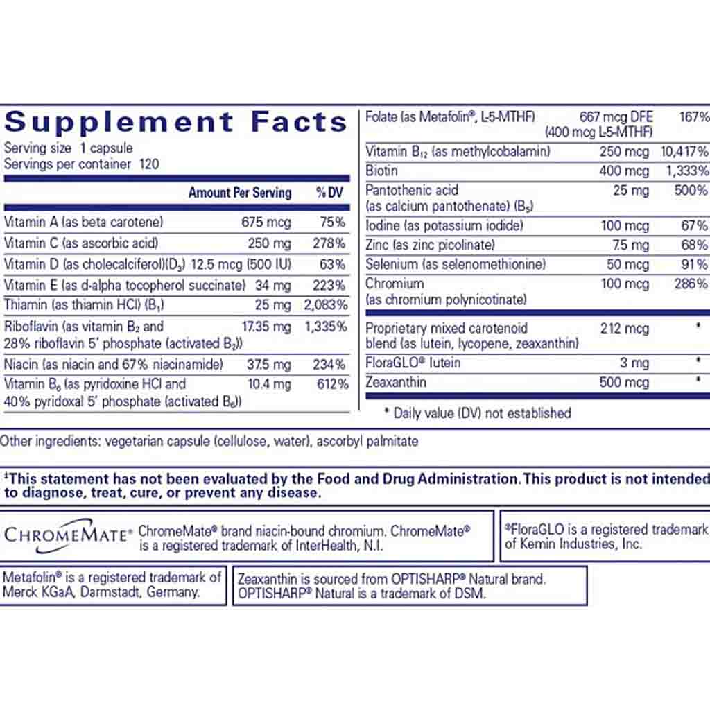 Pure Encapsulations Multi t/d 120c