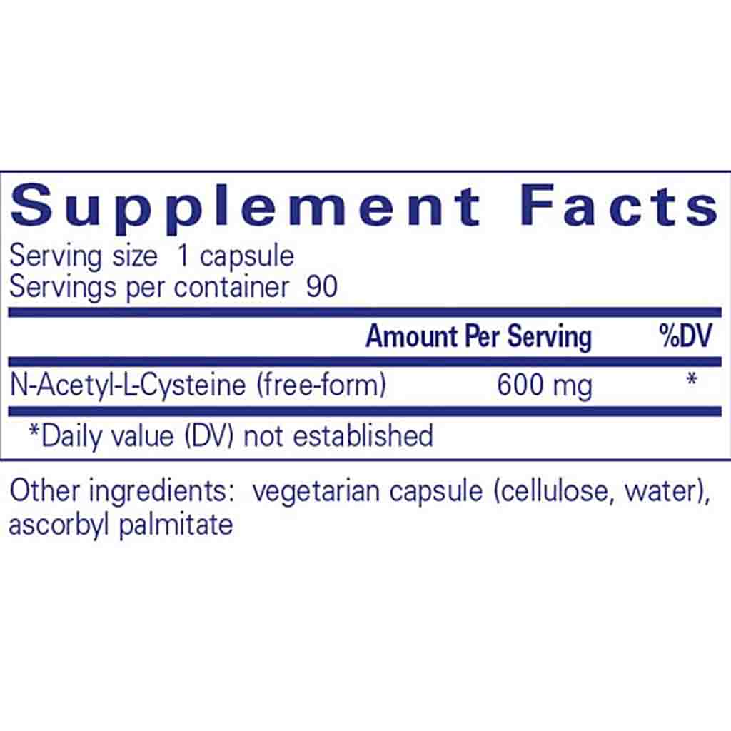 Pure Encapsulations NAC 600mg 90c