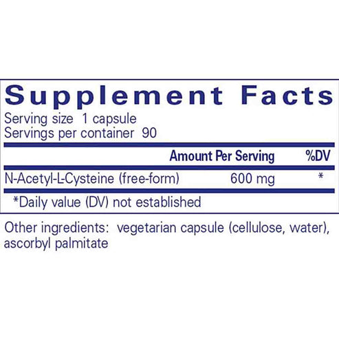 Pure Encapsulations NAC 600mg 90c