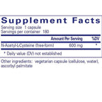 Pure Encapsulations NAC 600mg 180c