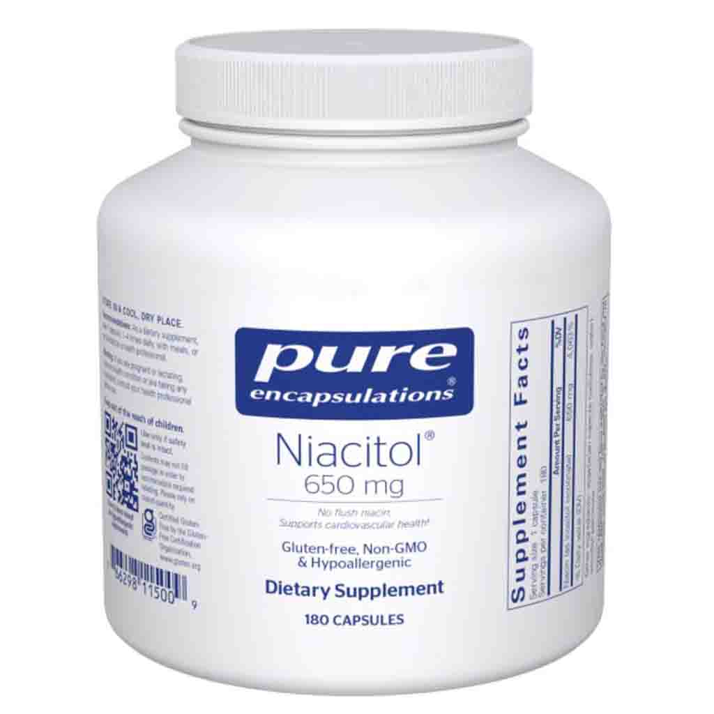 Pure Encapsulations Niacitol 650 mg 180c