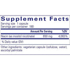 Pure Encapsulations Niacitol 650 mg 180c