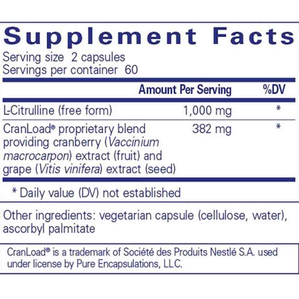Pure Encapsulations Nitric Oxide Ultra 120C