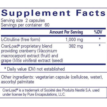 Pure Encapsulations Nitric Oxide Ultra 120C