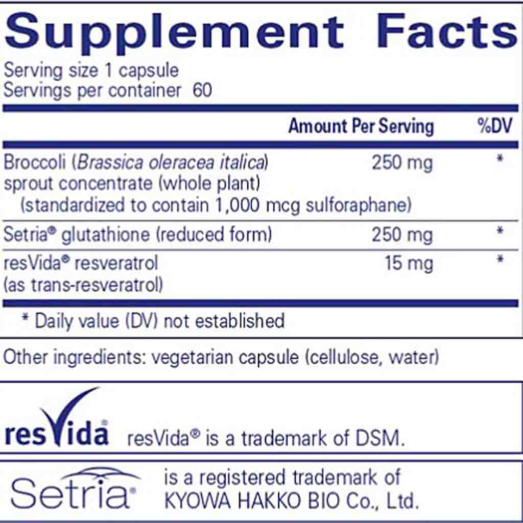 Pure Encapsulations Nrf2 Detox 60c