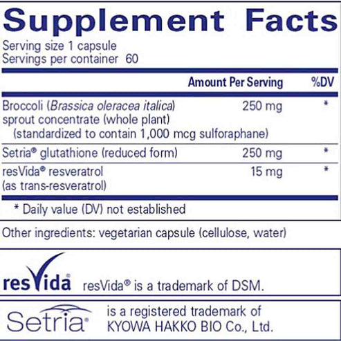 Pure Encapsulations Nrf2 Detox 60c