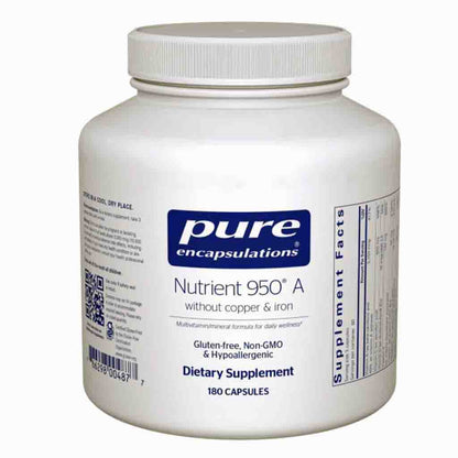 Pure Encapsulations Nutrient 950 A w/o copper & iron 180c