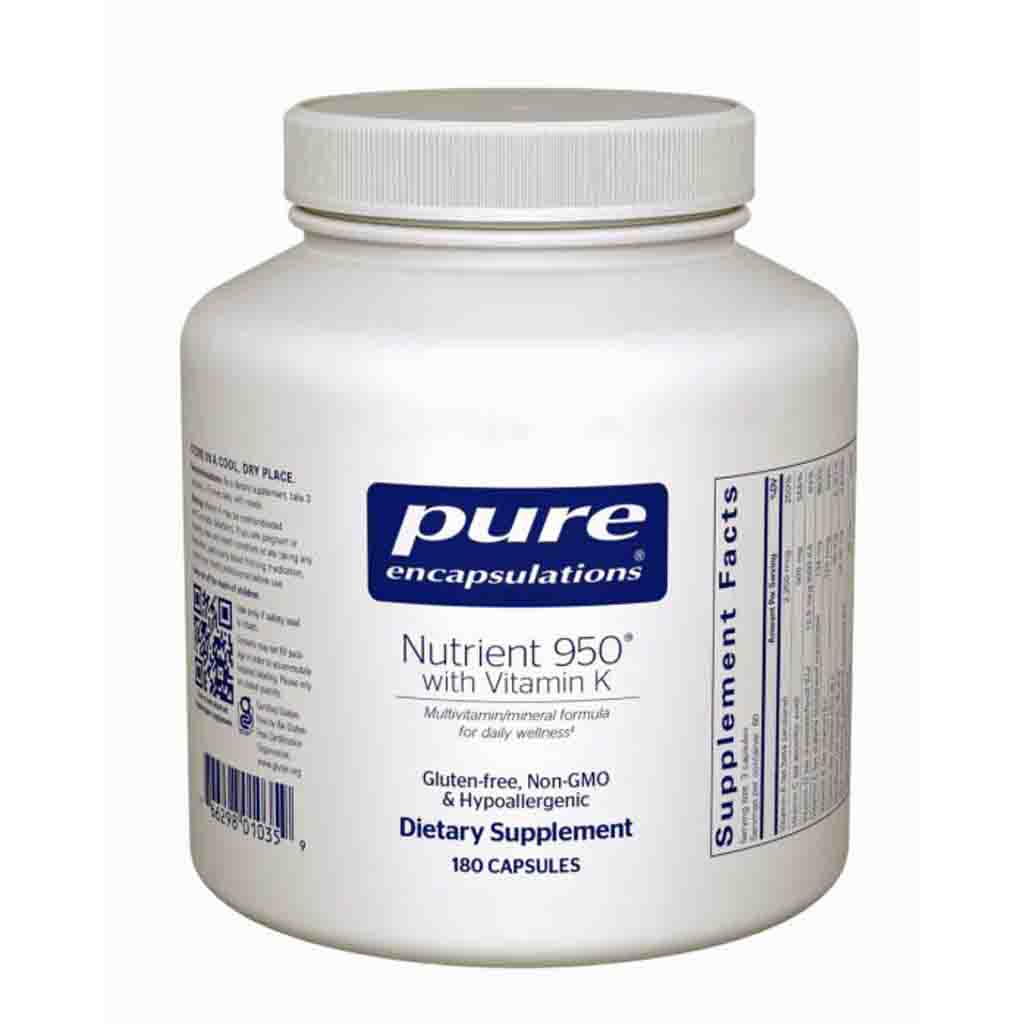 Pure Encapsulations Nutrient 950 with Vitamin K 180c